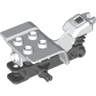 LEGO® los onderdeel Fiets & Motor in kleur Wit 30187b