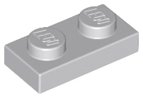 LEGO® onderdeel Plaat Algemeen Licht Blauwachtig Grijs 3023