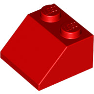LEGO® los onderdeel Dakpan Algemeen in kleur Rood 3039