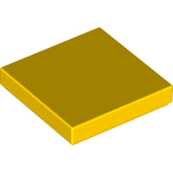 LEGO® los onderdeel Tegel Algemeen in kleur Geel 3068b