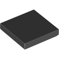 Plaatje in Gallery viewer laden, LEGO® los onderdeel Tegel Algemeen in kleur Zwart 3068b