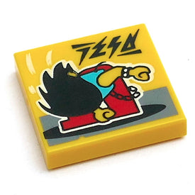 LEGO® los onderdeel Tegel met Motief Geel 3068bpb1551