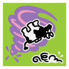 LEGO® los onderdeel Tegel met Motief Limoen 3068bpb1594