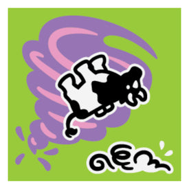 LEGO® los onderdeel Tegel met Motief Limoen 3068bpb1594