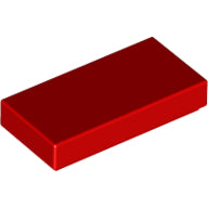LEGO® los onderdeel Tegel Algemeen in kleur Rood 3069b