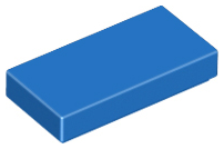 LEGO® los onderdeel Tegel Algemeen in kleur Blauw 3069b
