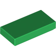LEGO® los onderdeel Tegel Algemeen in kleur Groen 3069b