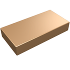 LEGO® los onderdeel Tegel Algemeen Plat Donker Goud 3069b