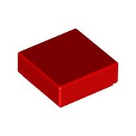LEGO® los onderdeel Tegel Algemeen in kleur Rood 3070b