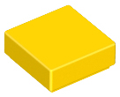 Plaatje in Gallery viewer laden, LEGO® los onderdeel Tegel Algemeen in kleur Geel 3070b