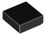 LEGO® los onderdeel Tegel Algemeen in kleur Zwart 3070b