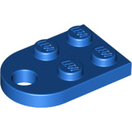 LEGO® los onderdeel Plaat Aangepast in kleur Blauw 3176