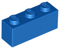 LEGO® los onderdeel Steen in kleur Blauw 3622