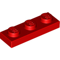 Plaatje in Gallery viewer laden, LEGO® los onderdeel Plaat Algemeen in kleur Rood 3623