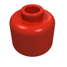 Plaatje in Gallery viewer laden, LEGO® los onderdeel Hoofd in kleur Rood 3626b