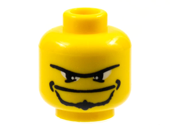 LEGO® los onderdeel Hoofd in kleur Geel 3626bpb0161
