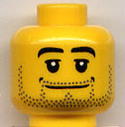 LEGO® los onderdeel Hoofd in kleur Geel 3626bpb0173