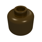 LEGO® los onderdeel Hoofd in kleur Donker Bruin 3626c