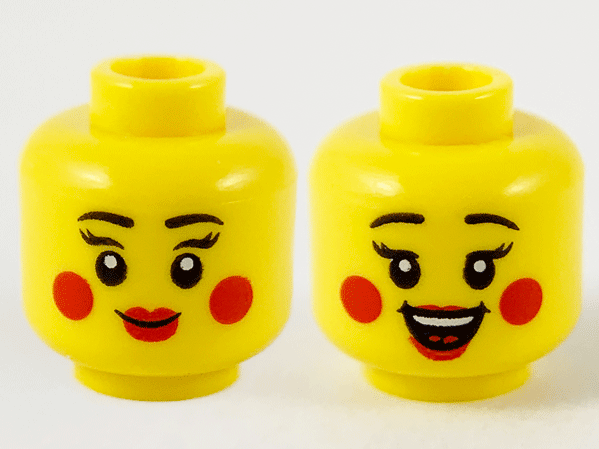 LEGO® los onderdeel Hoofd in kleur Geel 3626cpb2745