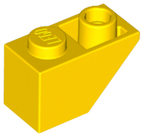 LEGO® los onderdeel Dakpan Omgekeerd in kleur Geel 3665