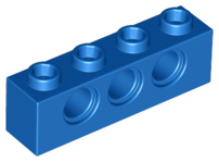 LEGO® los onderdeel Technische Steen in kleur Blauw 3701