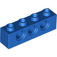Plaatje in Gallery viewer laden, LEGO® los onderdeel Technische Steen in kleur Blauw 3701