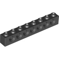 Plaatje in Gallery viewer laden, LEGO® los onderdeel Technische Steen in kleur Zwart 3702