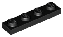 Plaatje in Gallery viewer laden, LEGO® los onderdeel Plaat Algemeen in kleur Zwart 3710