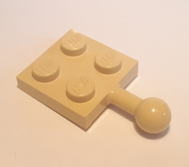 LEGO® los onderdeel Plaat Aangepast in kleur Geelbruin 3731