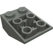 Plaatje in Gallery viewer laden, LEGO® los onderdeel Dakpan Omgekeerd in kleur Zwart 3747b