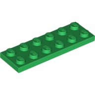 Plaatje in Gallery viewer laden, LEGO® los onderdeel Plaat Algemeen in kleur Groen 3795