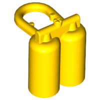 LEGO® los onderdeel Lijf Accessoire in kleur Geel 3838