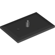 LEGO® los onderdeel Trein in kleur Zwart 4025