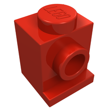 Plaatje in Gallery viewer laden, LEGO® los onderdeel Steen Aangepast in kleur Rood 4070