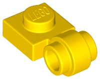 LEGO® los onderdeel Plaat Aangepast in kleur Geel 4081b