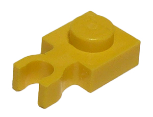 LEGO® los onderdeel Plaat Aangepast in kleur Geel 4085b