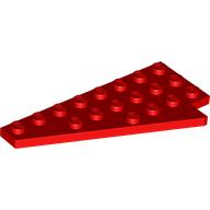LEGO® los onderdeel Wig Plaat in kleur Rood 3933