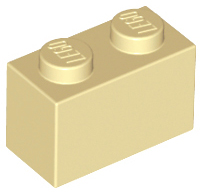 LEGO® los onderdeel Steen in kleur Geelbruin 3004