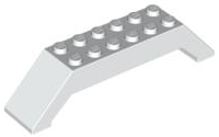 LEGO® los onderdeel Dakpan Algemeen in kleur Wit 30180