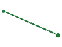 Plaatje in Gallery viewer laden, LEGO® los onderdeel Koord in kleur Groen 63141