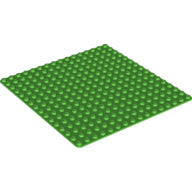 Grondplaat 16 x 16 in Fel Groen