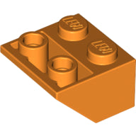 LEGO® los onderdeel Dakpan Omgekeerd in kleur Oranje 3660