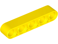 Plaatje in Gallery viewer laden, LEGO® los onderdeel Technische Hefbalk in kleur Geel 32316