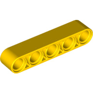 Plaatje in Gallery viewer laden, LEGO® los onderdeel Technische Hefbalk in kleur Geel 32316