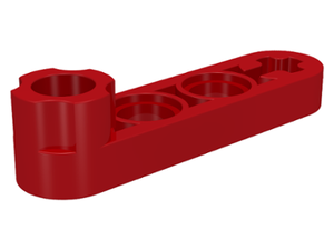 LEGO® los onderdeel Technische Hefbalk in kleur Rood 2825