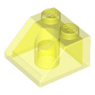 Plaatje in Gallery viewer laden, LEGO® onderdeel Dakpan Algemeen Doorzichtig Neon Groen 3039