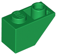 LEGO® los onderdeel Dakpan Omgekeerd in kleur Groen 3665