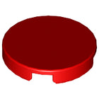 LEGO® los onderdeel Tegel Rond in kleur Rood 4150