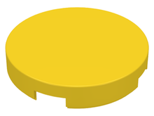 Plaatje in Gallery viewer laden, LEGO® los onderdeel Tegel Rond in kleur Geel 4150