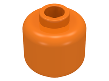 Plaatje in Gallery viewer laden, LEGO® los onderdeel Hoofd in kleur Oranje 3626b